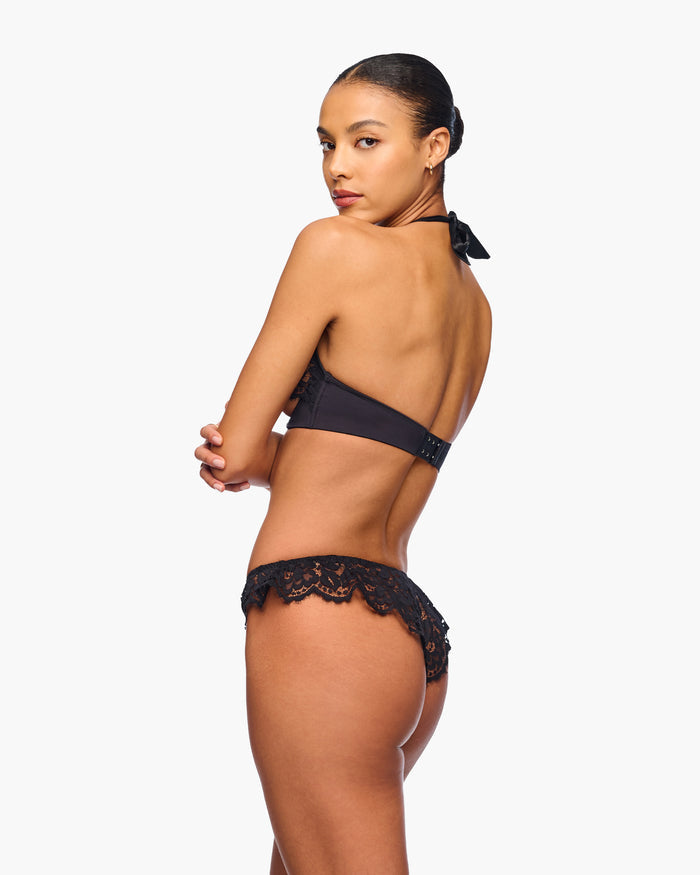 Noir Culotte Style Bikini - Magnolia Ouvert Bikini