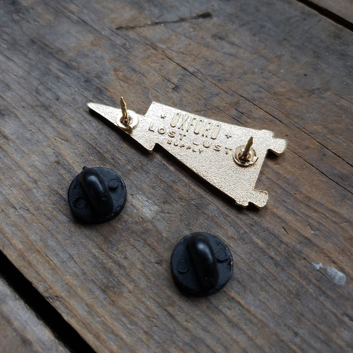 Oxford Pennant "Get Lost" Enamel Pin