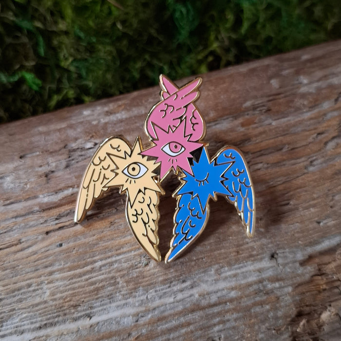 Pan Angel Enamel Pin