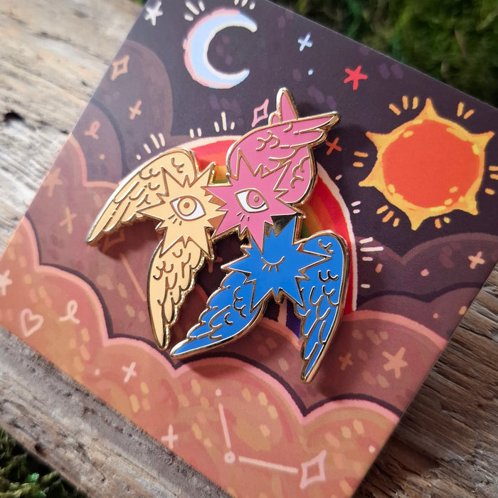 Pan Angel Enamel Pin