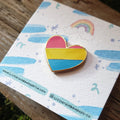 Pan Heart Enamel Pin