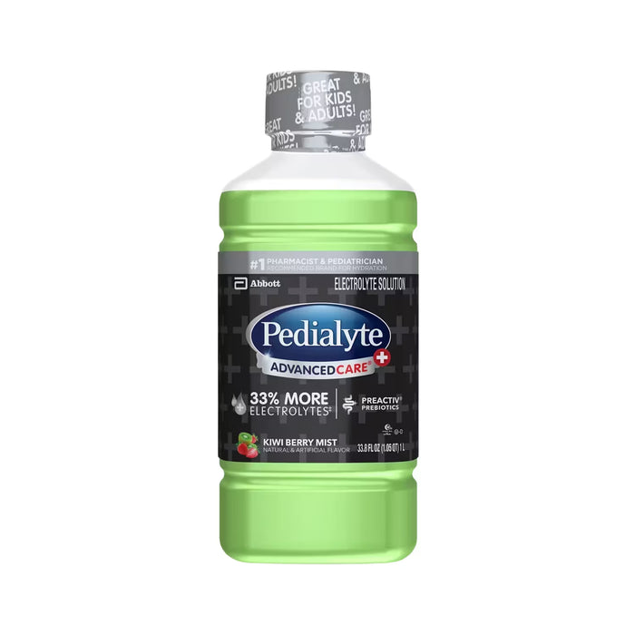 Pedialyte AdvancedCare Plus Kiwi Berry Electrolyte Solution - 33.8 oz - 4 Pack