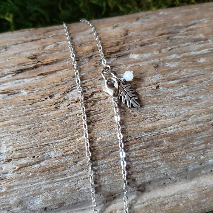 Pewter Moth Necklace