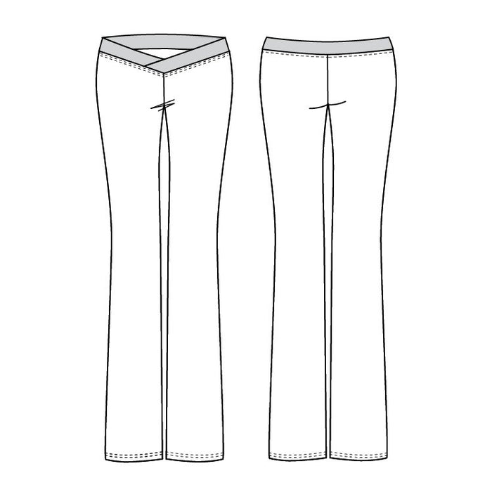 PF5801 – Bloch V Front Womens Pant
