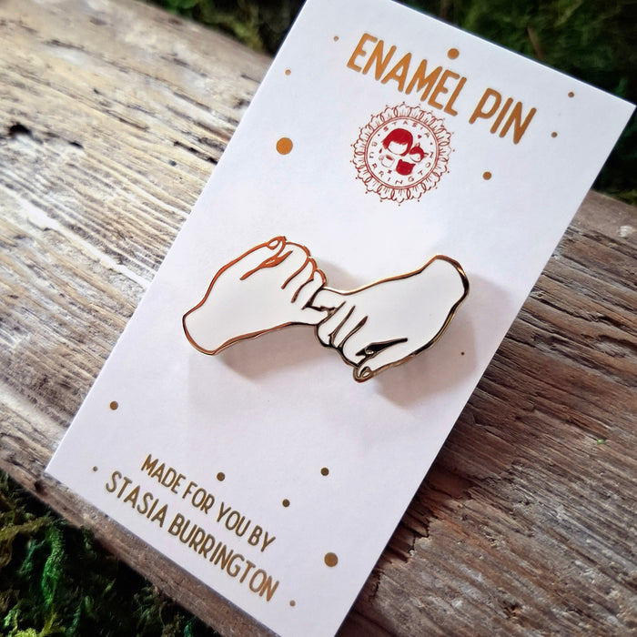 Pinky Promise Enamel Pin