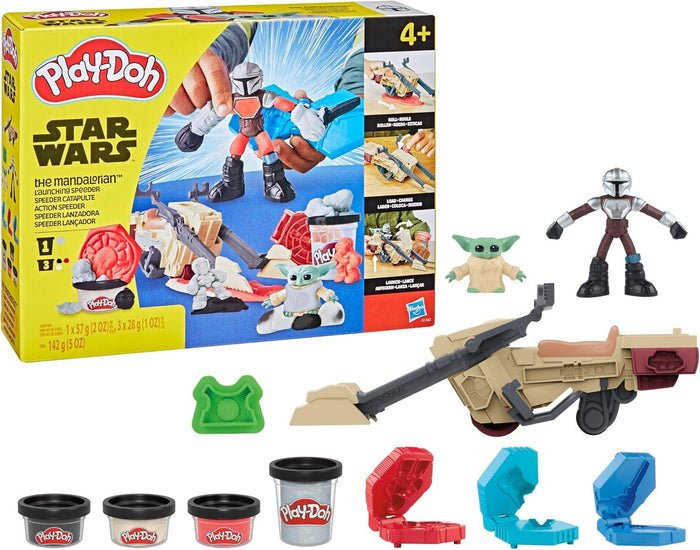 Play-Doh SW The Mandalorian Launching Speeder Playset