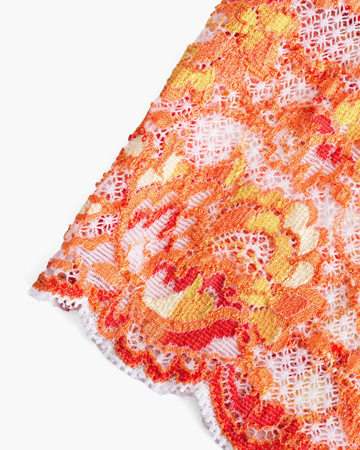 Orange Bralette - Never  Say Never Ombre Plungie Longline Bralette