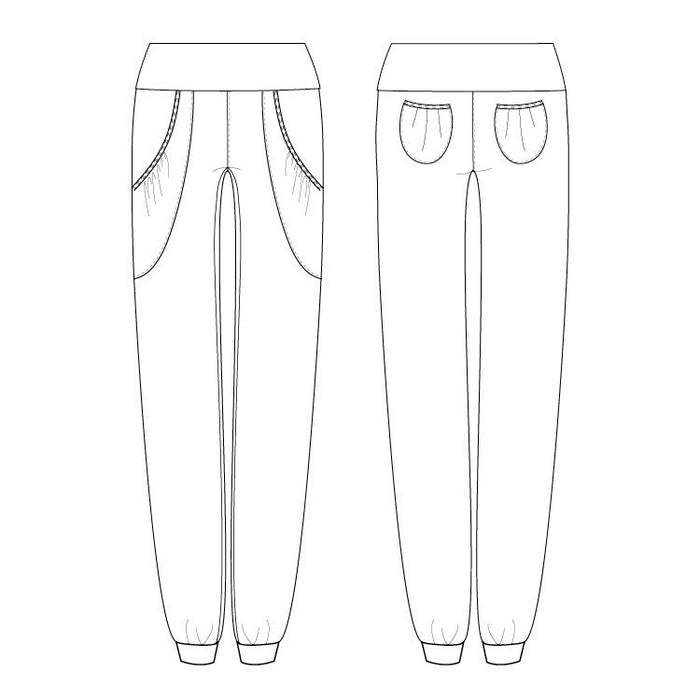 PM56011 – Mirella Mapelle Kapri Harem Womens Pant