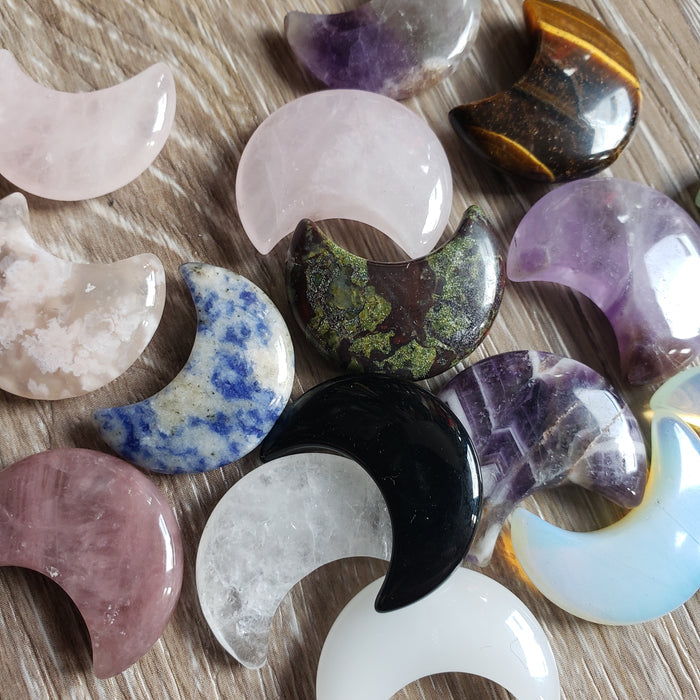 Polished Moon Palm Stone