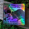 "Ponder the Infinite" Holographic Sticker