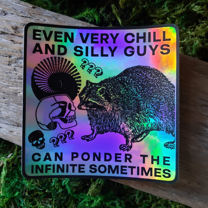 "Ponder the Infinite" Holographic Sticker