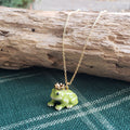 Porcelain Frog Prince Pendant