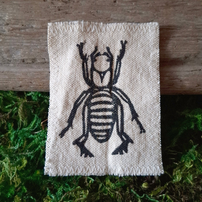 "Potato Bug" Cricket Canvas Patch