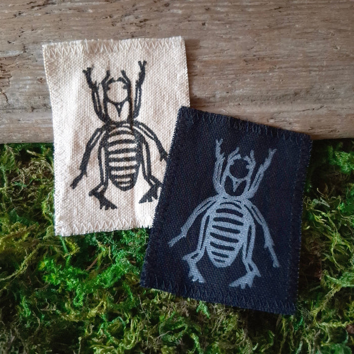 "Potato Bug" Cricket Canvas Patch