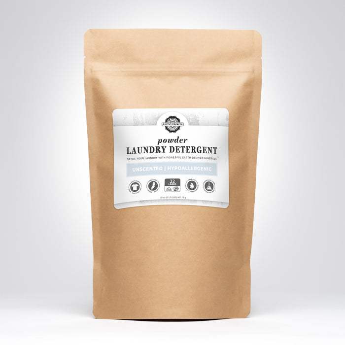 Rustic Strength - Powder Laundry Detergent | 2LB Paper Bag | Unscented/Hypoallergenic