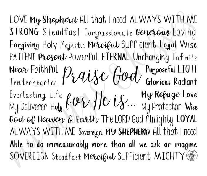 Praise God Travel Mug