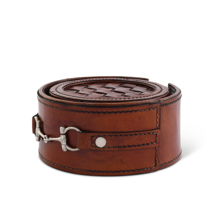 Premium Genuine Leather Coaster Set Bit - Set of 6 [Online Only]