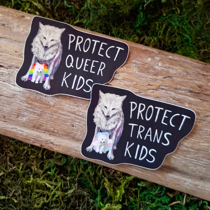 Protect Trans/Queer Kids Vinyl Sticker