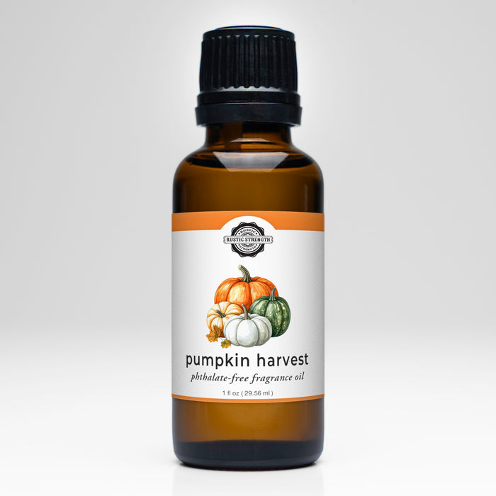 Rustic Strength - Phthalate-Free Fragrance Oil | 1oz Amber Glass Vial | Pumpkin Harvest