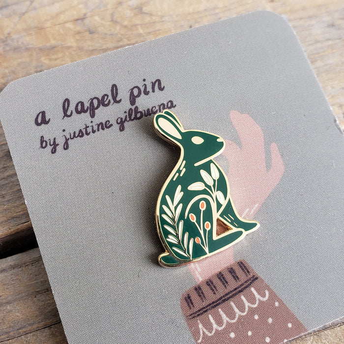 Rabbit Enamel Pin