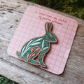 Rabbit Mini Iron-On Patch