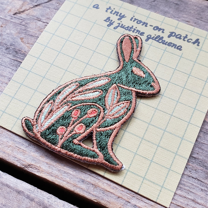 Rabbit Mini Iron-On Patch