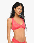 Pink Bralette - Never Say Never Racie Racerback Bralette