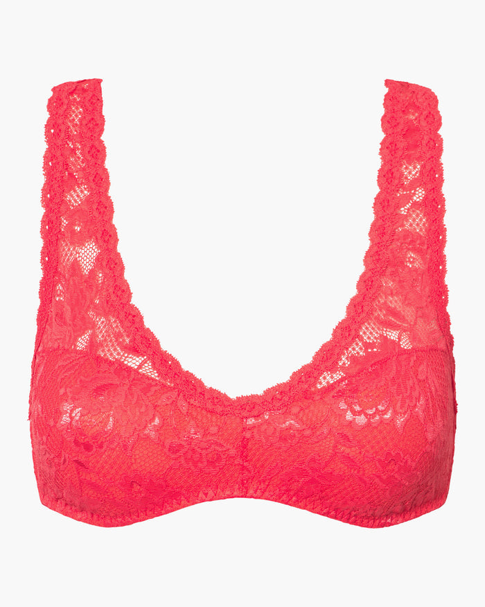 Pink Bralette - Never Say Never Racie Racerback Bralette