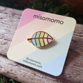 Rainbow Leaf Enamel Pin