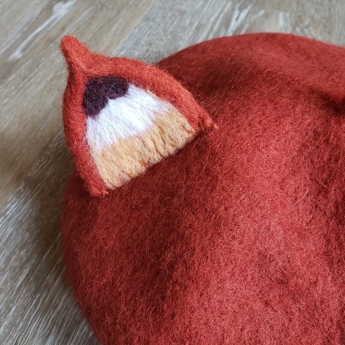 Red Fox Ear Beret