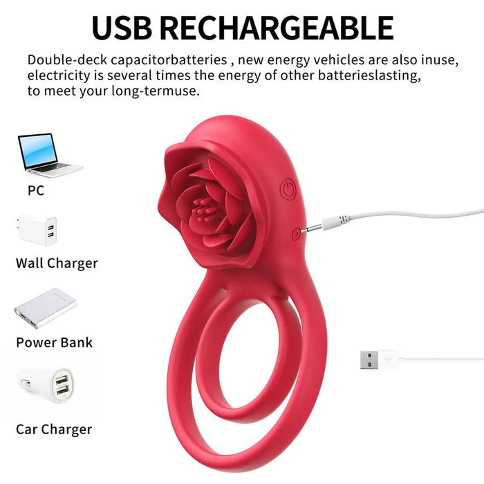Remote Control Penis Cock Ring Vibrator Male Sex Toy - xinghaoya official store