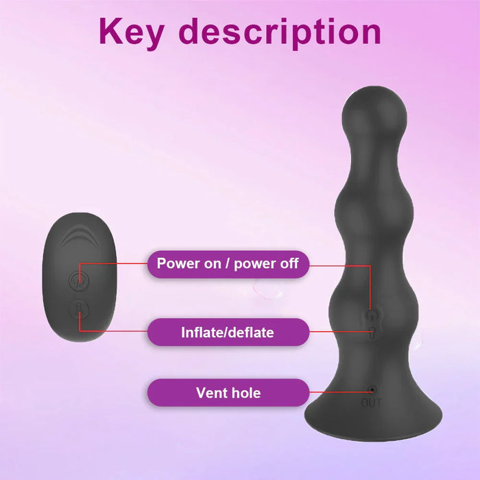 remtoe control vibrator