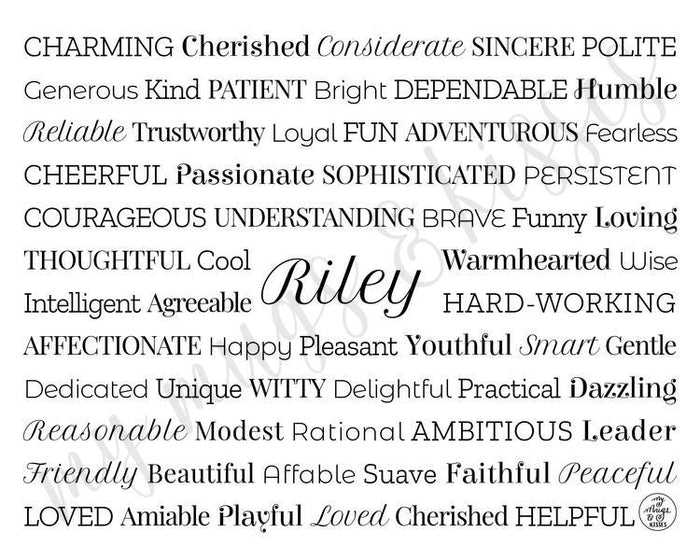 Riley Digital Download
