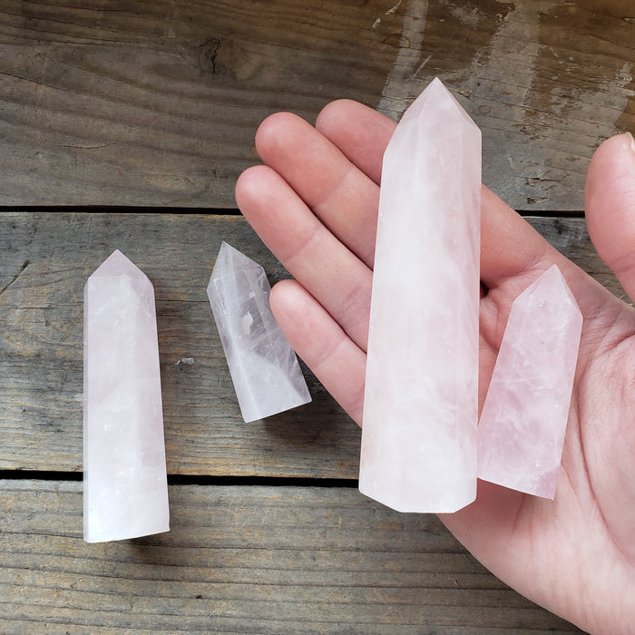 Rose Quartz Obelisk
