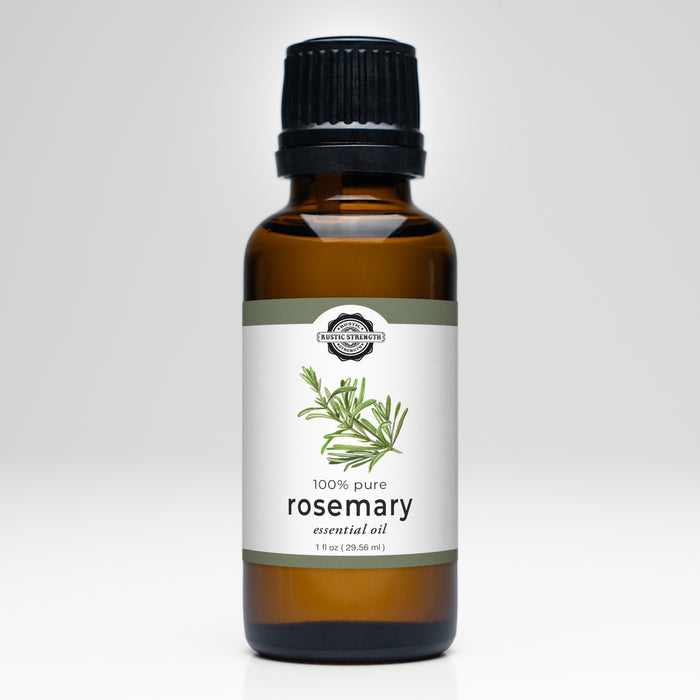 Rustic Strength - Essential Oil | 1oz Amber Glass Vial | Rosemary