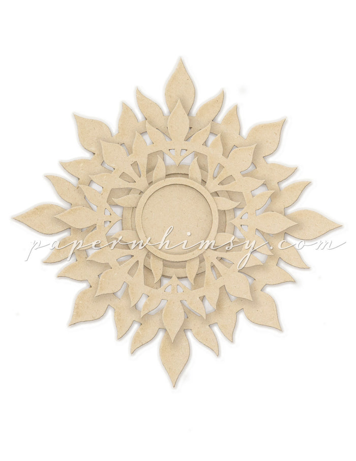 Rosette Layered Medallion No.3 - paperwhimsy