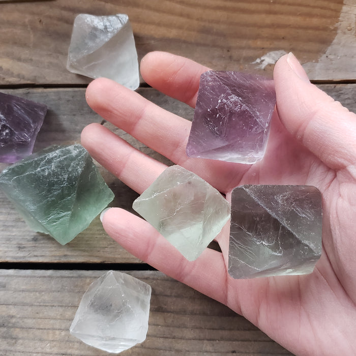 Rough Fluorite Octahedron