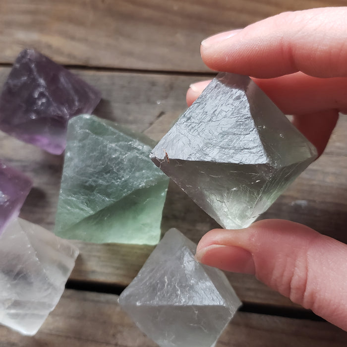 Rough Fluorite Octahedron