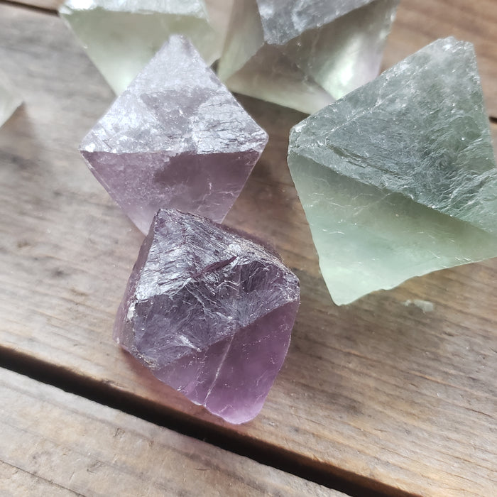 Rough Fluorite Octahedron