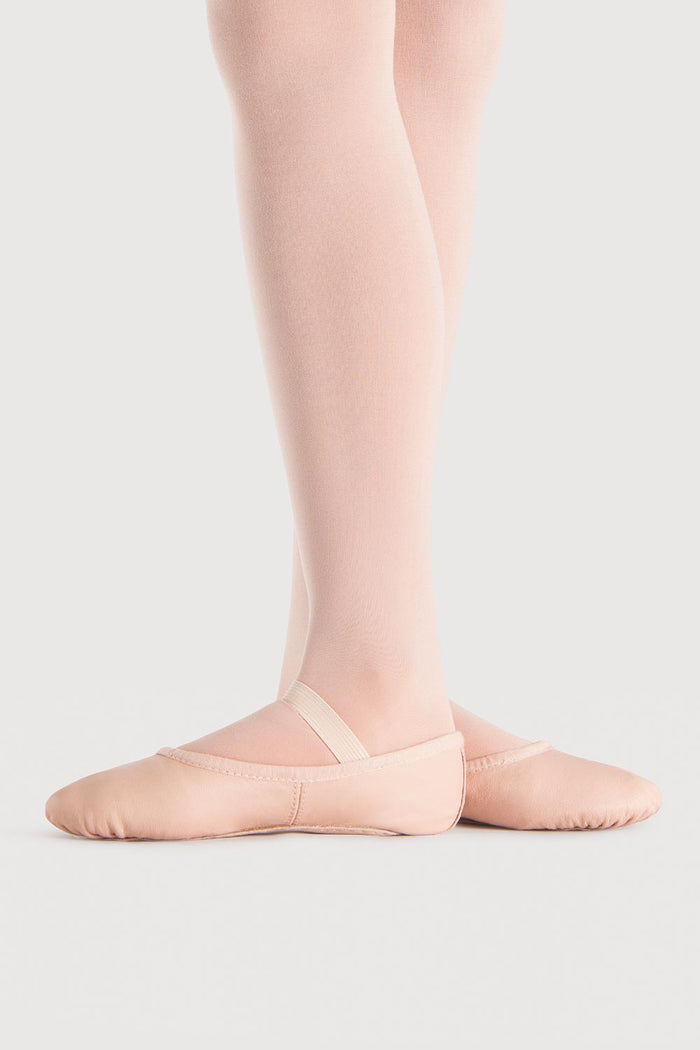 S0205G - Bloch Dansoft Leather Girls Ballet Flat
