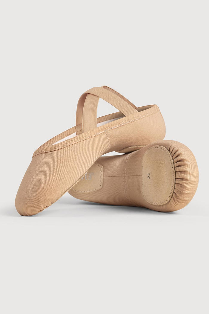 S0284G - Bloch Performa Stretch Canvas Childrens Ballet Flat