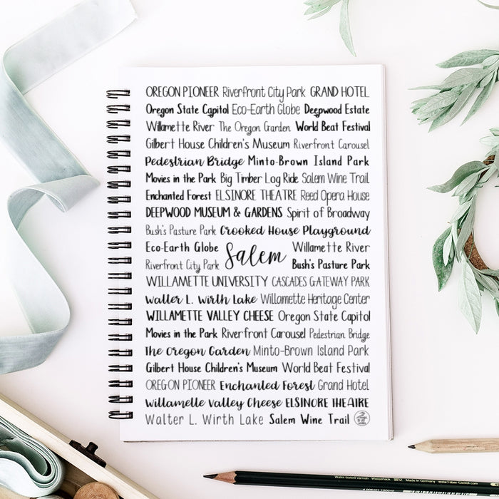 Salem, OR Spiral Notebook