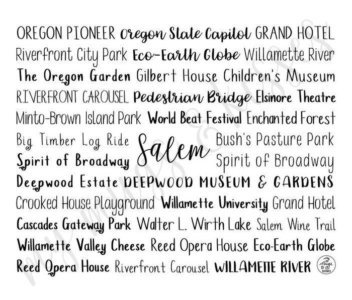 Salem, OR Travel Mug