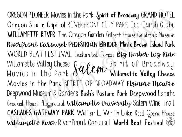 Salem, OR Tumbler