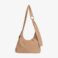 Sand Large Slouchy Shoulder Bag [Online Only]