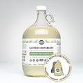 Rustic Strength, Laundry Detergent, 128oz Glass, Rosemary & Mint with image "I've been everywhere - Bonafide, Sanitized, Re-used Container"
