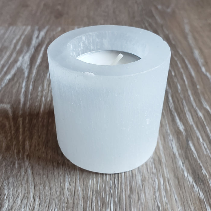 Selenite Tea Light Holders