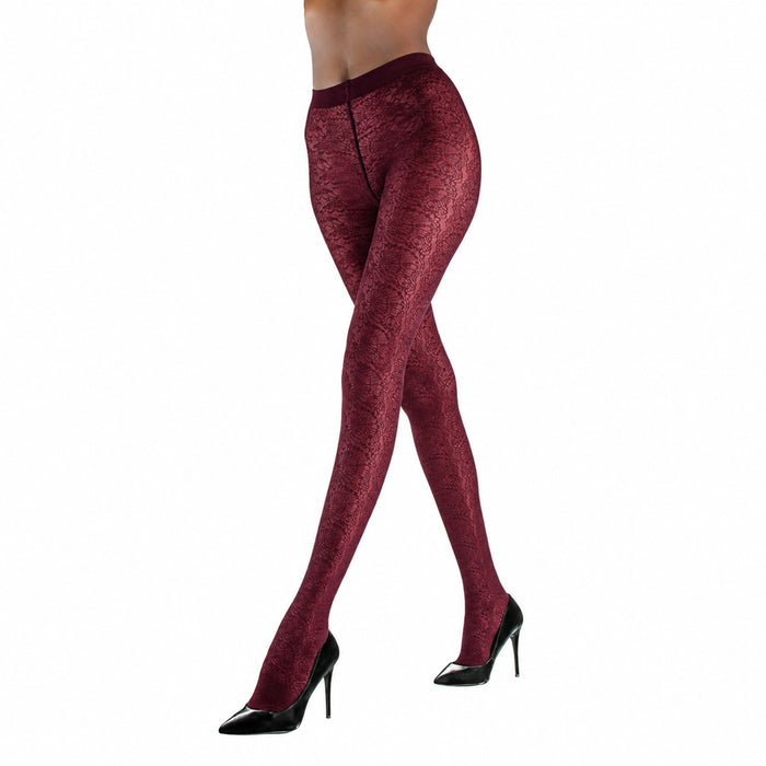 Semi-Opaque Fan Lace Women's Stockings