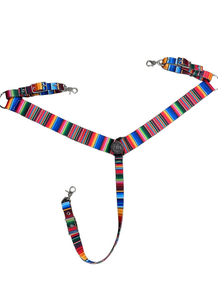Serape  breast collar nylon horse size