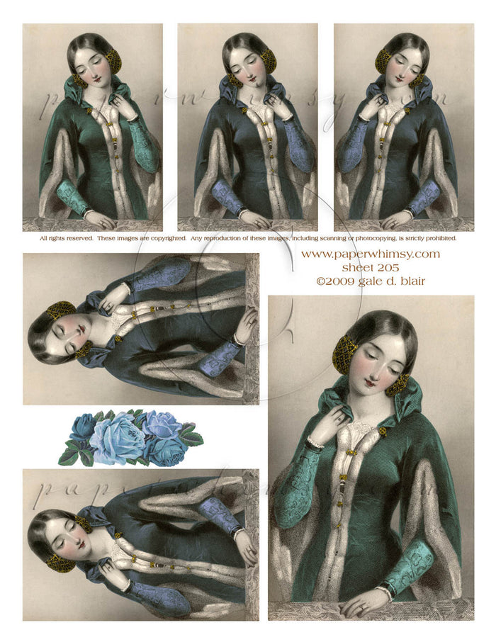 Sheet 205 PRINTED - paperwhimsy